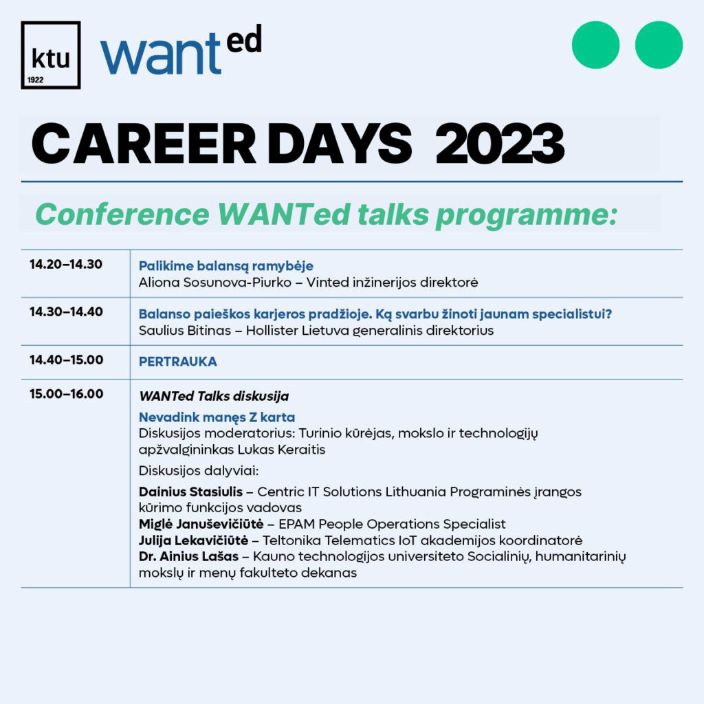 WANTed talks programme 3