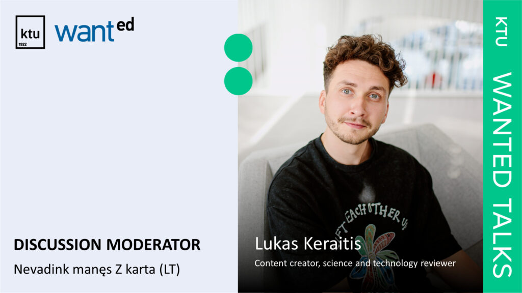 Discussion moderator, Lukas Keraitis